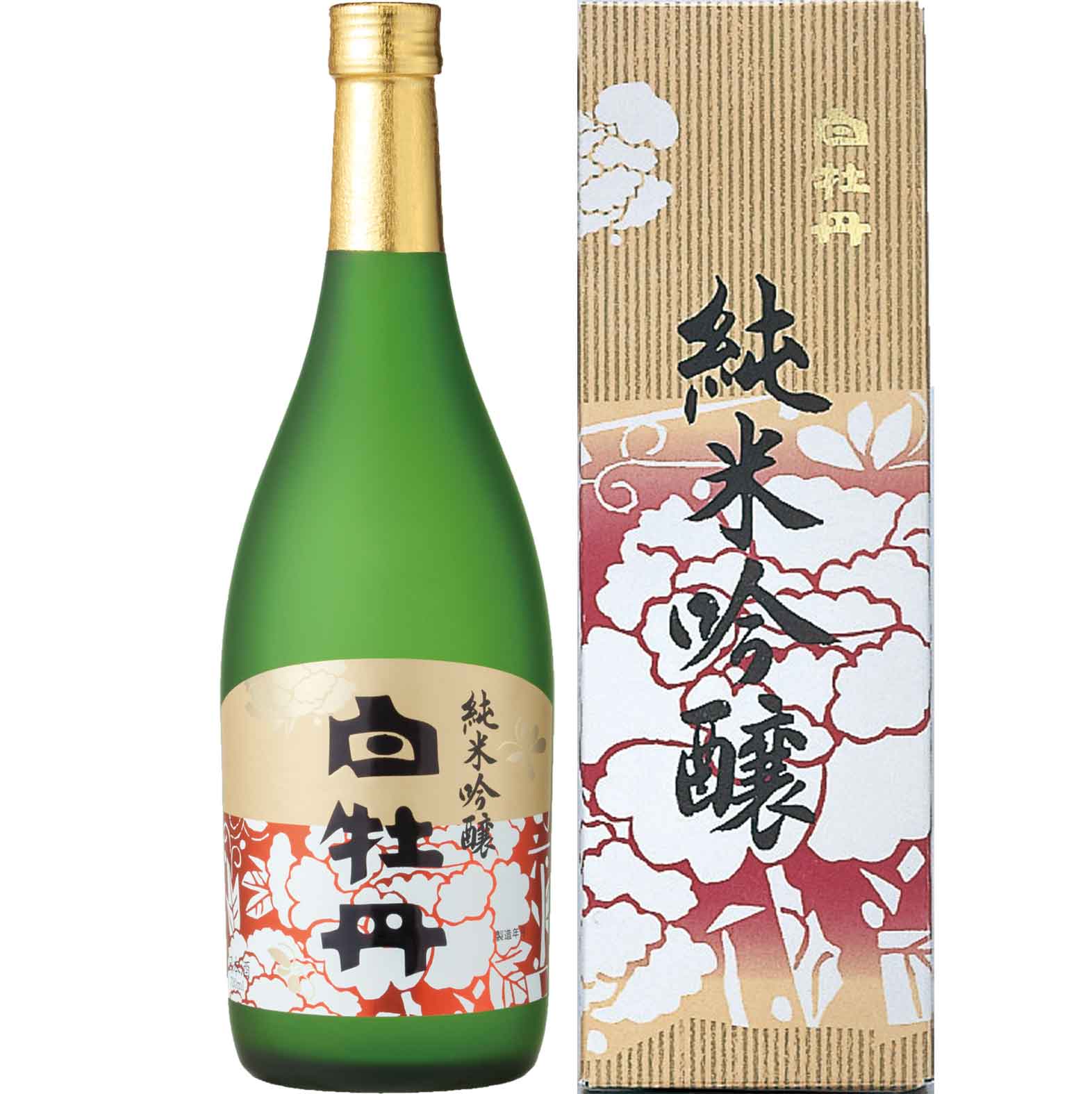 【日本酒 白牡丹】純米吟醸 720ml瓶詰